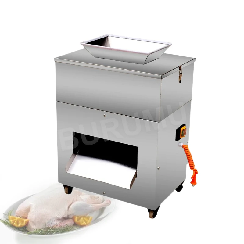 

220V Meat Processing Machine 200-300Kg/H Chicken Steak Poultry Fish Cube Cutter