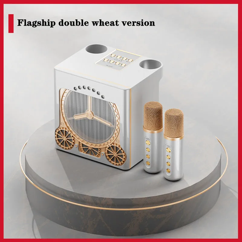 Беспроводная Bluetooth-колонка с двумя микрофонами 100 Вт |