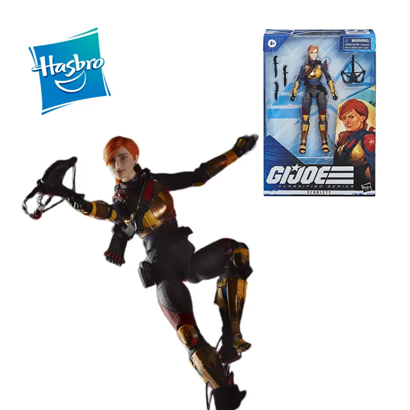 

Originele Hasbro In Stock 1/12 Snake Eyes: G.I. Joe Origins Scarlett Action Figures Children Toys For Boy Valentine's Day Gifts