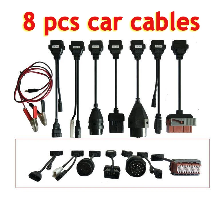 

vd tcs pro obd for TNESF DELPHIS ORPDC Full 8 Pcs Per Set Car Cable Obd2 cables Diagnostic