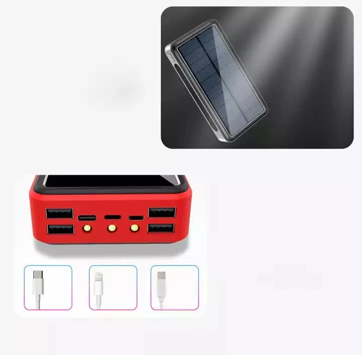 Внешний аккумулятор 20000 мАч с солнечной батареей большой емкости |
