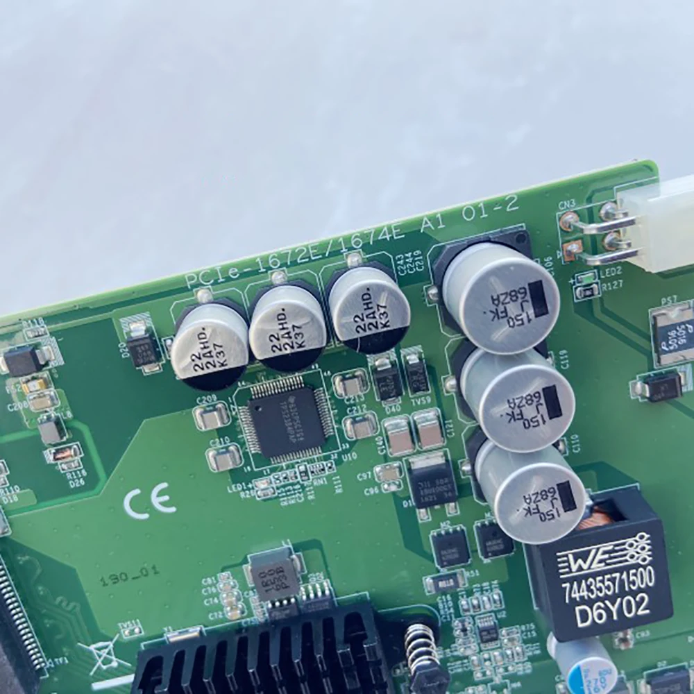 1 шт. 4-портовая карта сбора визуального изображения Сетевая POE для Advantech PCIE-1672E