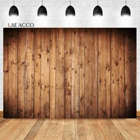 laeacco solid wooden board photocall photography background brown plank baby shower kids adult birthday portrait photo backdrop