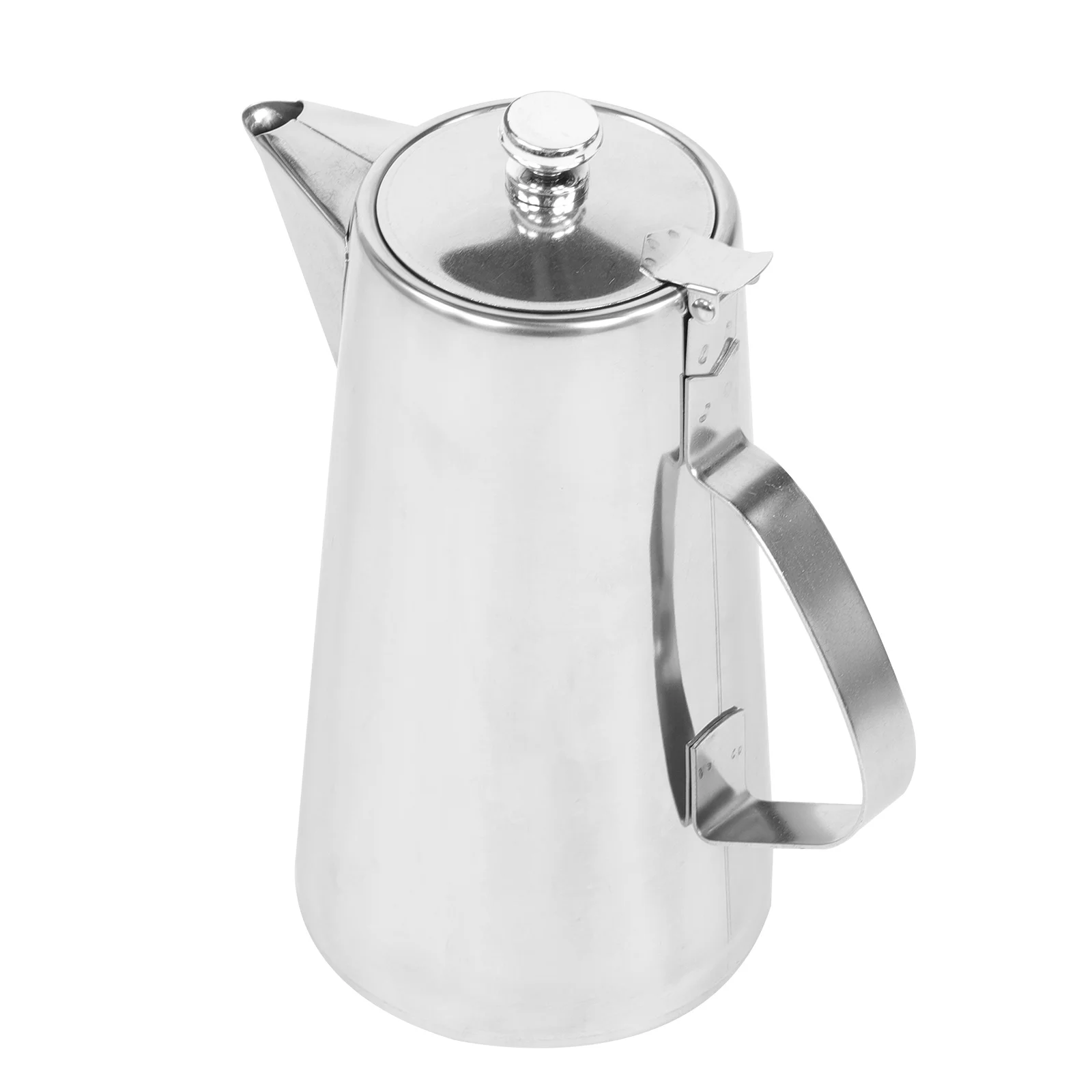 

Kettle Pitcher Water Stainless Steel Tea Teakettleteapot Oil Pot Jar Boiling Largelemonade Coffee Round Lid Retro Container