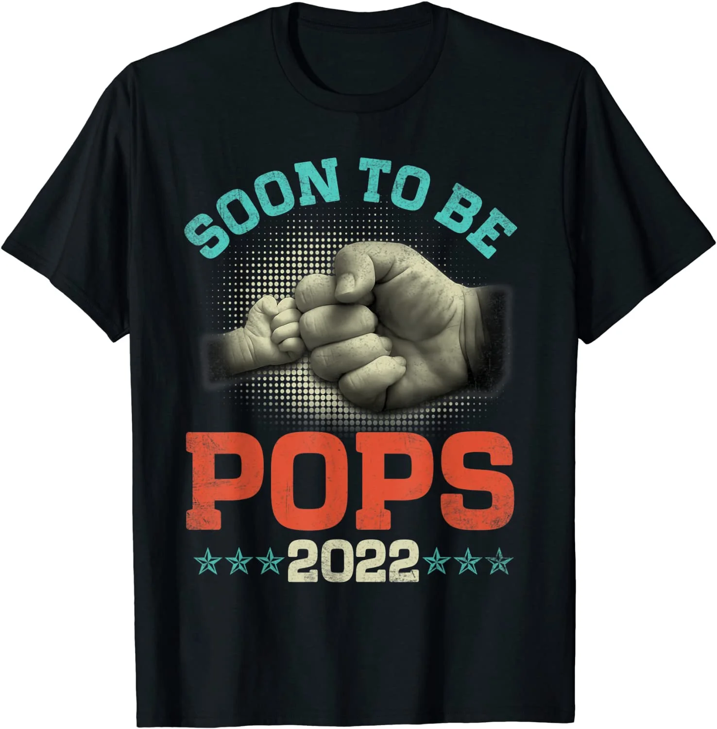 

Soon To Be Pops EST.2022 Pregnancy Announcement T-Shirt