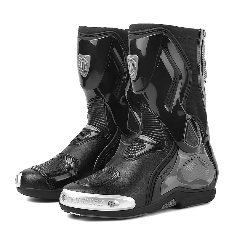 Мотоциклетные ботинки мужские защитные для мотоциклов мотокросса на открытом