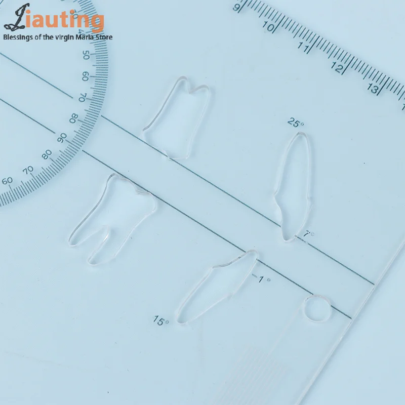 Цельная ортодонтическая линейка стоматологическая цефалометрическая