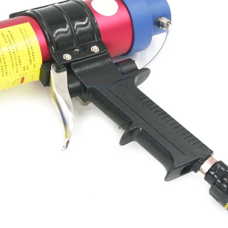 

X37E Air Caulking Gun 310ml Pneumatic Glass Glue Sealant Gun Adjustable Glue Speed No Glue Overflow for Glass Doors Windows