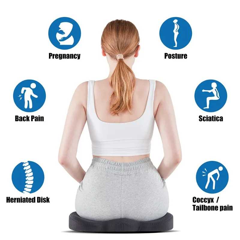 

Futurism Foam U-shaped Seat Cushion Massage Car Office Chair for Long Sitting Coccyx Back Tailbone Pain Relief Gel Cushion Pad
