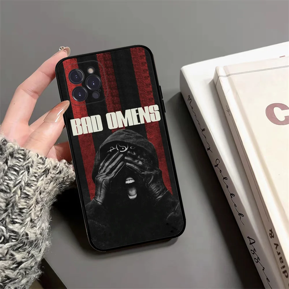 Bad Omens Music Band Phone Case Silicone Soft For Iphone 15 14 13 12 11 Pro Mini XS MAX 8 7 6 Plus X XR Cover