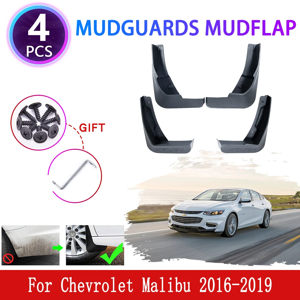 

Для Chevrolet Malibu 9 2016 2017 2018 2019 4x брызговики, брызговики на крыло, брызговики, защита автомобильных колес, аксессуары