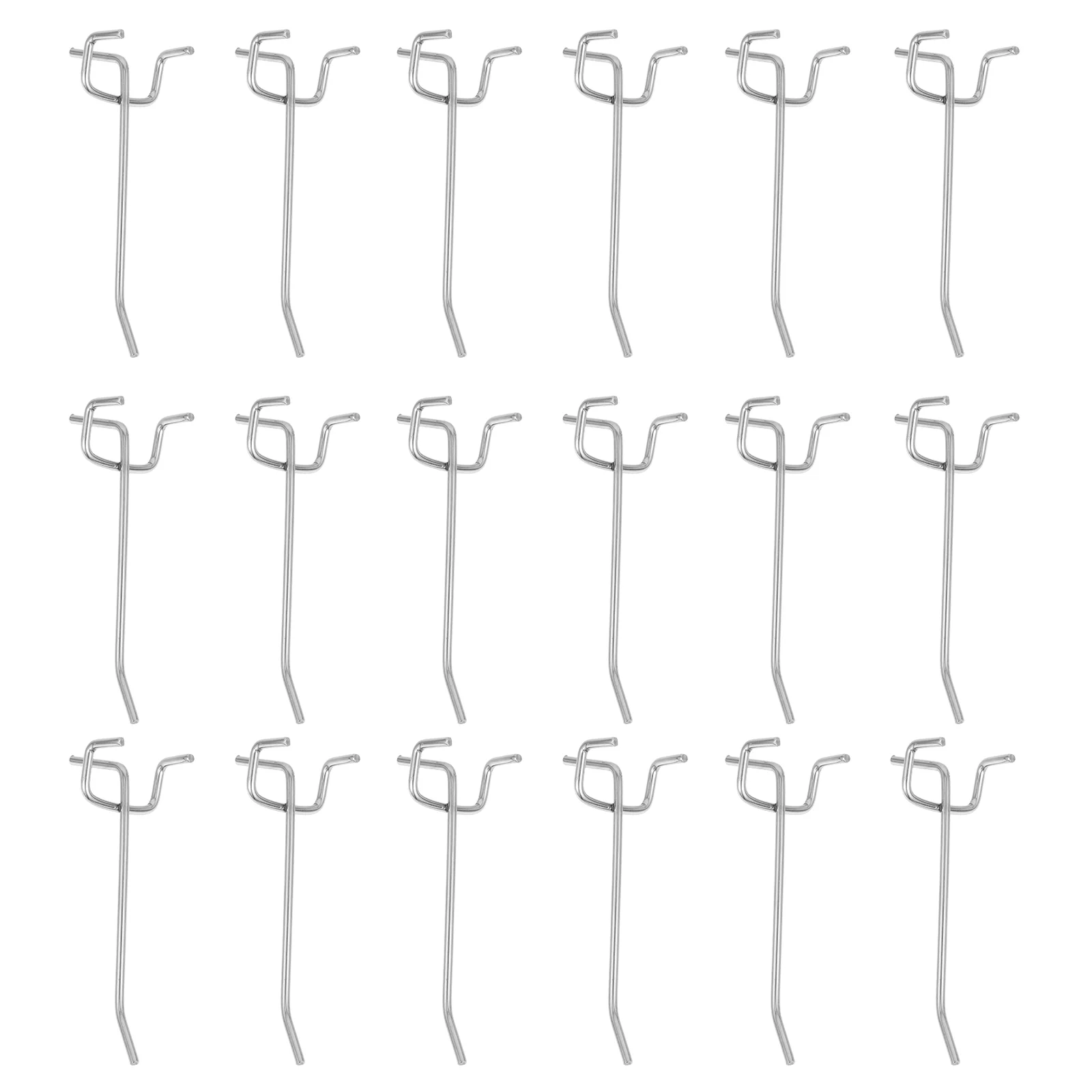 

50 Pcs Tripod Hook Peg Hooks Pegboard Utility Heavy Duty Hangers Pegs Home Metal Tool Garage workshop storage