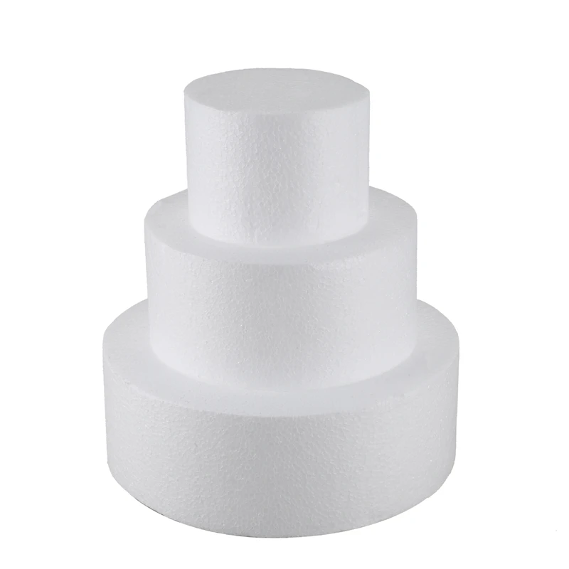 

Round Cake Dummy Set 4 inch 6 inch 8 inch Cake Mold For Kitchen