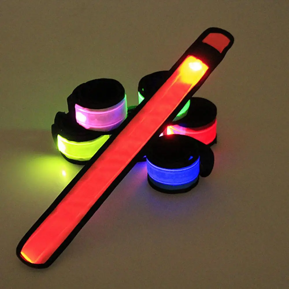 

LED Flashing Light Up Glow Bracelet Lightweight High Quality Material Fashion Bangle Wristband Vocal Concert Party Props Gift