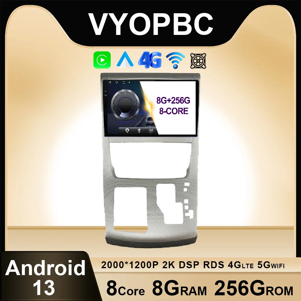 

Android 13 For TOYOTA Alphard 20 Series Vellfire 2008 - 2014 Car Radio Video AHD BT Multimedia No 2din Stereo Autoradio QLED