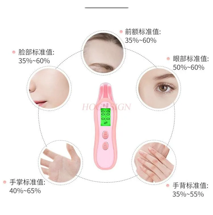 Масляная ручка для тестирования влажности кожи бытовая красота тестирование