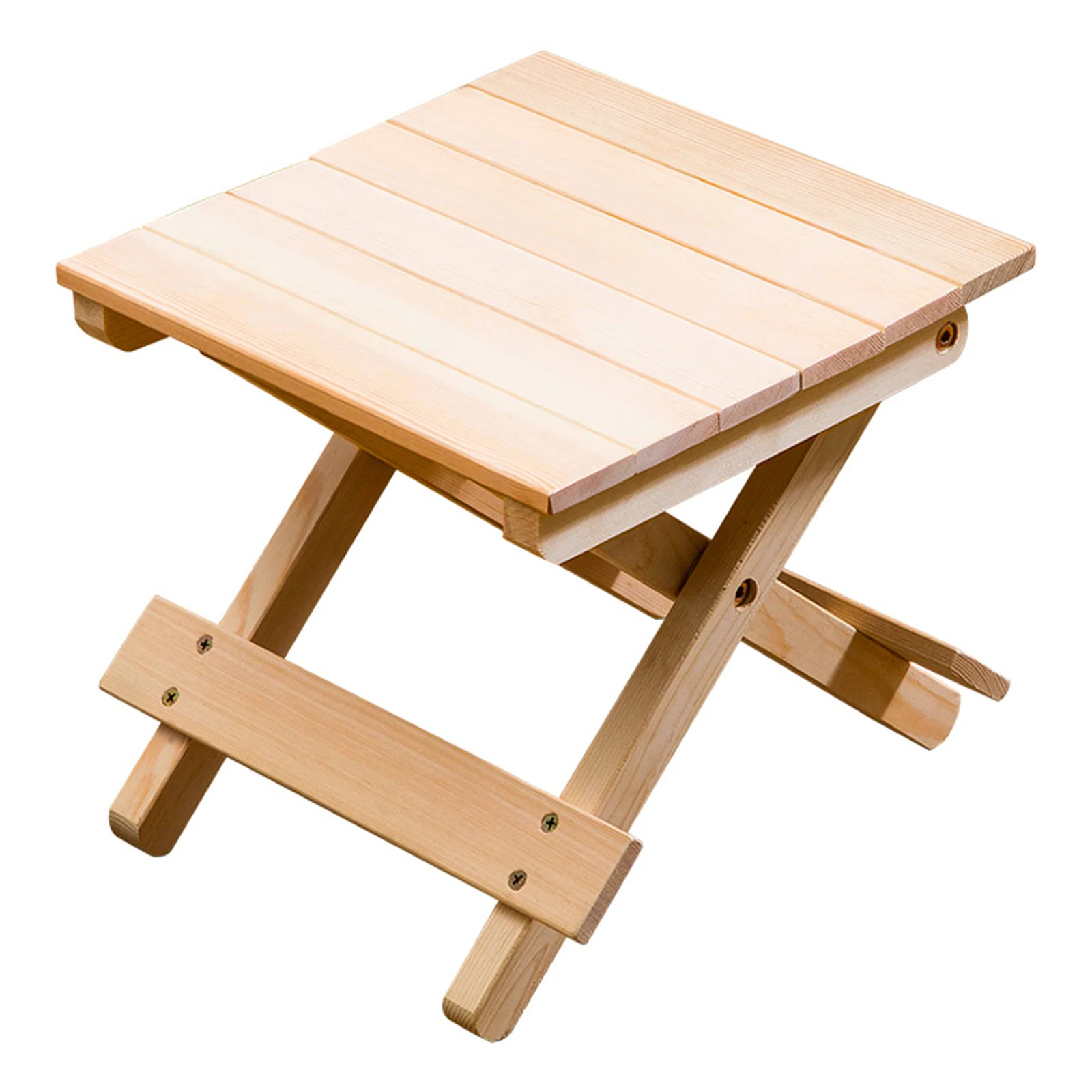 Folding Wood Stool Portable Folding Step Stool Indoor Outdoor for Shower Leg Shaving Foot Rest folding folding folding folding