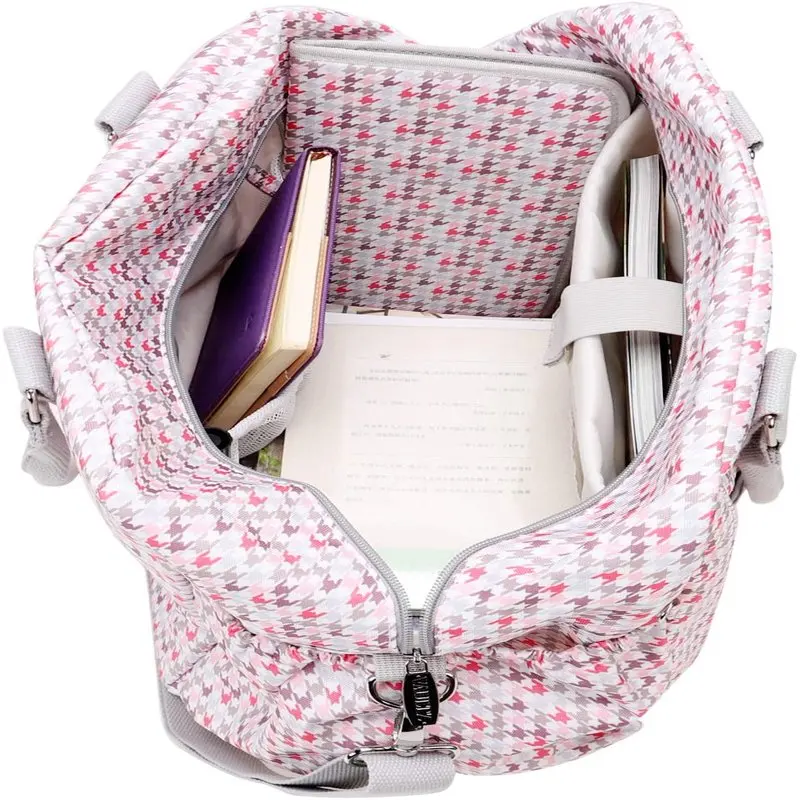Travel Bag, Warm Houndstooth