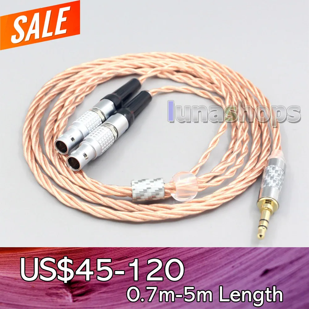 

LN007180 Silver Plated OCC Shielding Coaxial Cable For Focal Utopia Fidelity Circumaural Headphone