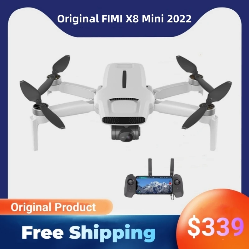 

FIMI X8 Mini Camera 249g Drone Quadcopter RC Helicopter 8KM FPV 3-axis Gimbal 4K Camera GPS RC Drone Quadcopter RTF mini drones
