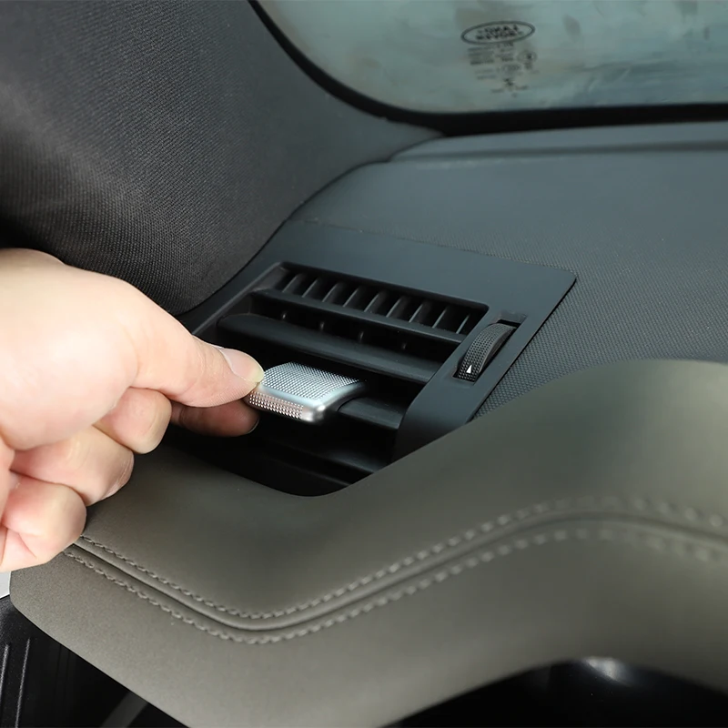 Для Land Rover Defender 2020-2022 Передняя панель регулировки кондиционера ABS аксессуары для