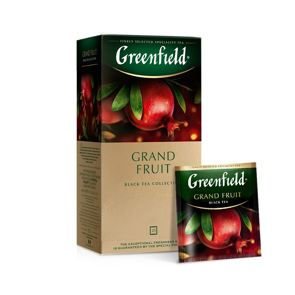 Чай Greenfield Grand Fruit черный в пакетиках 25*1 5г |