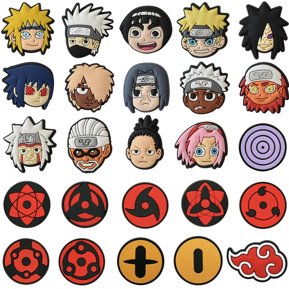 Украшения для обуви в виде героев аниме &quotСадовые сандалии&quot ПВХ 16-25 шт