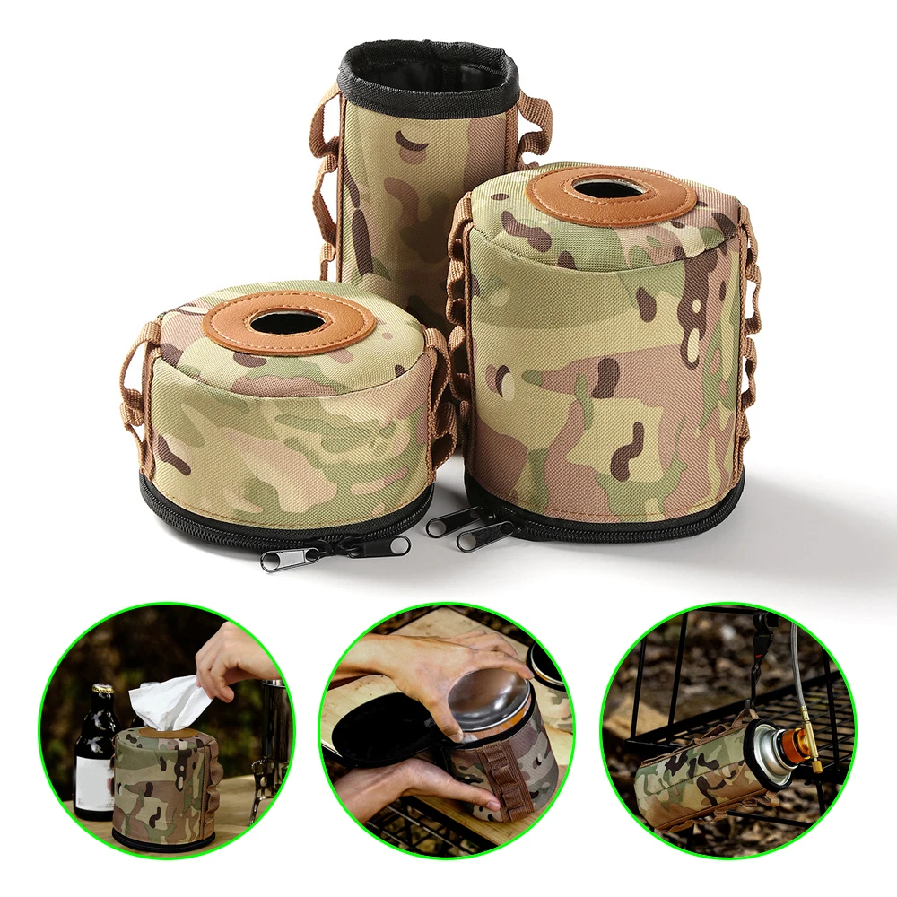 

Gas Can Protective Cover Outdoor Tactical Anti-Fall Tank Case Gasoline Canister Sleeve Camping Picnic Air Bottle Wrap Tissue Box
