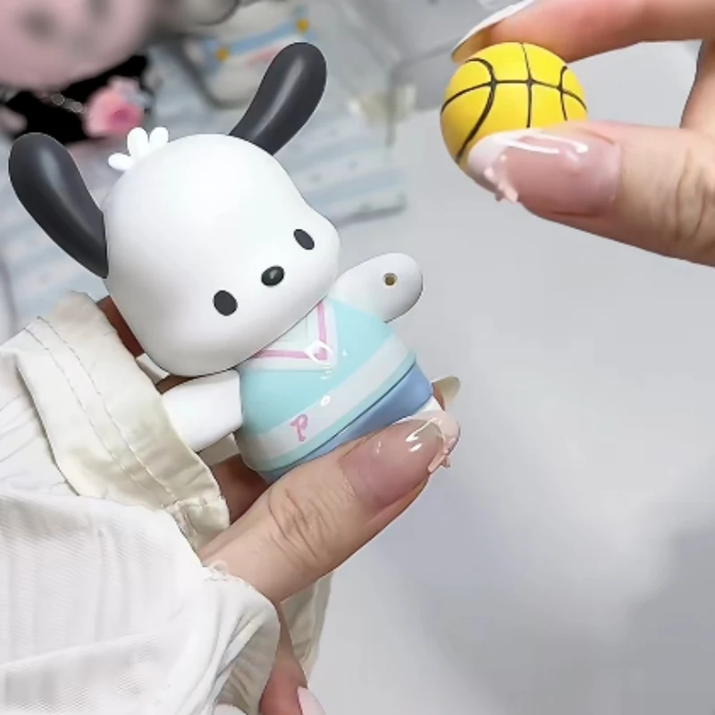 Фото Оригинальная коллекционная фигурка Sanrio из серии Vitality Sports Meeting: Куроми и Май Мелоди, настольное украшение, модель, игрушка, подарок №4