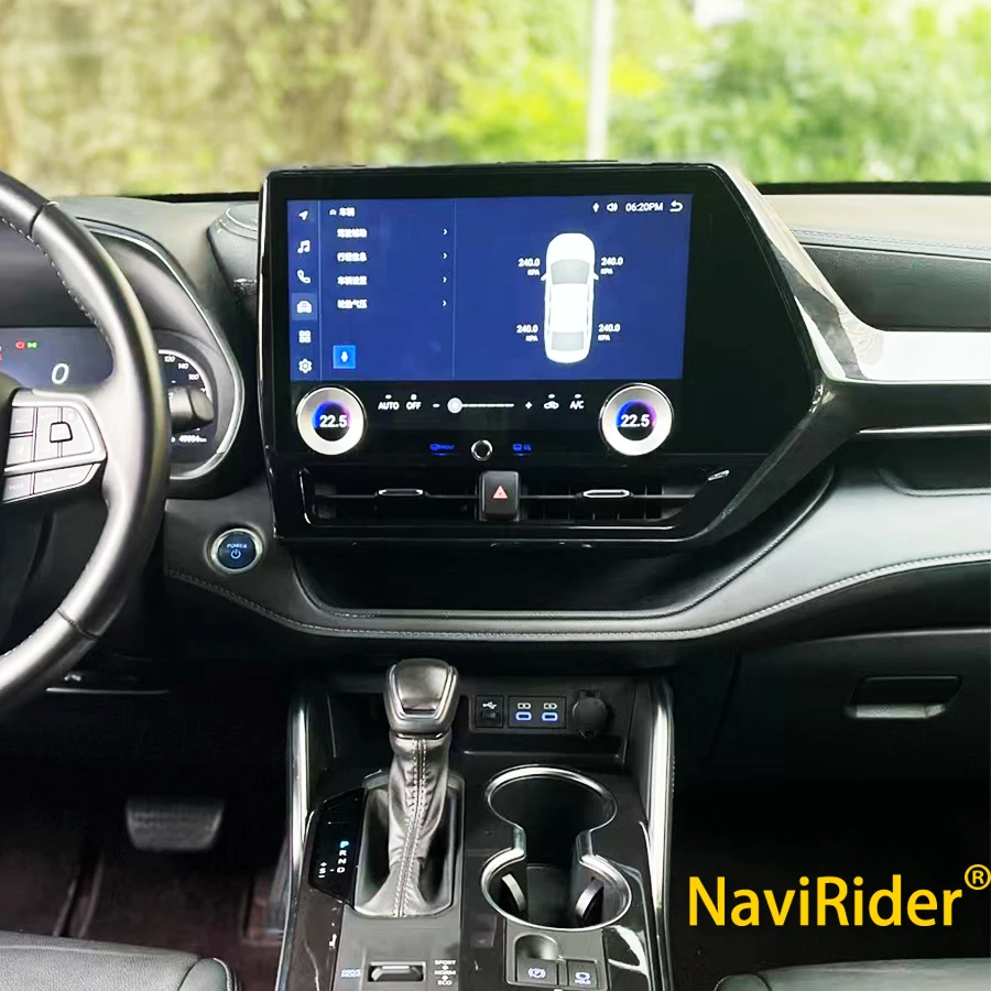 2K HD экран Android мультимедийный видеоплеер для TOYOTA Highlander CROWN KLUGER CarPlay Авторадио GPS DSP