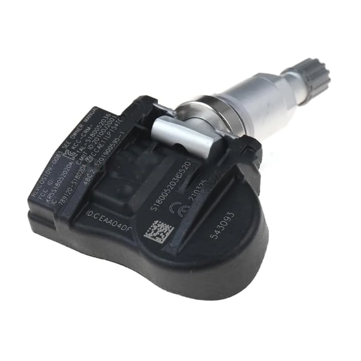 Датчик давления в шинах TPMS 433 МГц для Peugeot 1007 2005-2009 207 2006-2012 307 2003-2007 543093 9673198580