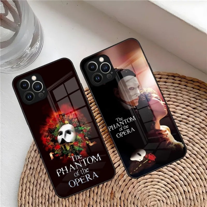 Чехол для телефона Призрак оперы Iphone 15 14 Pro Max 12 11 13 Mini X 8 Xr Xs 7 Puls 6 Glass