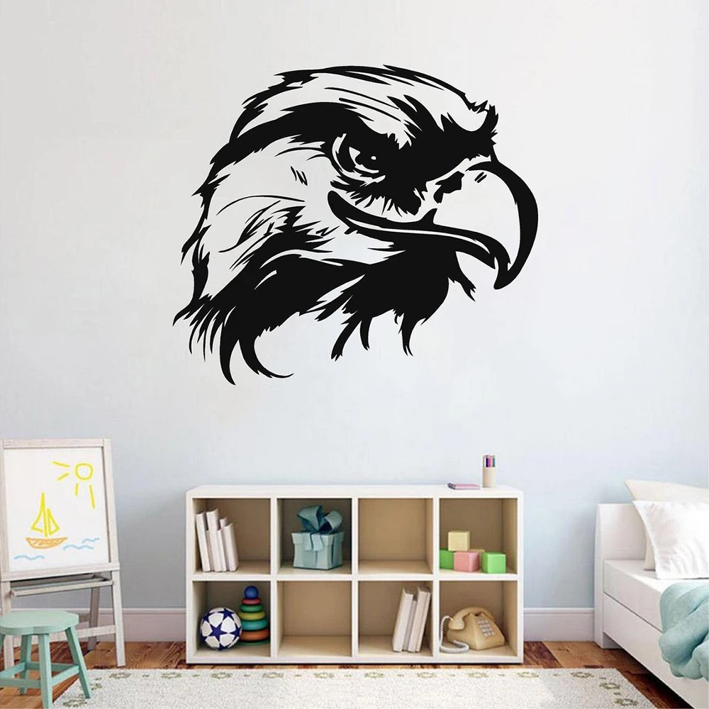 Наклейка на стену с изображением орла наклейка головы Орла для украшения дома