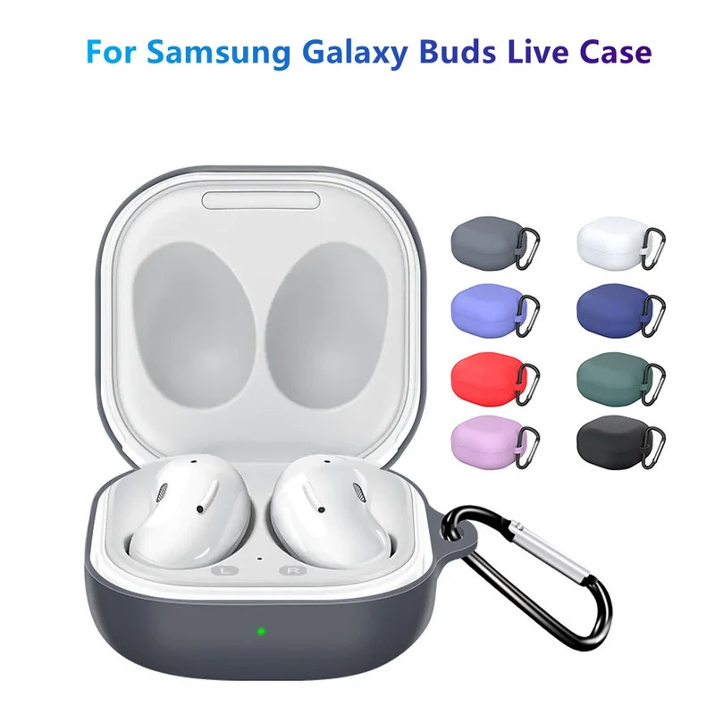 

Силиконовый мягкий защитный чехол для новых наушников Samsung Galaxy Buds Live, силиконовый защитный чехол против потери и падения