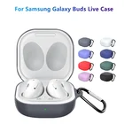 Силиконовый мягкий защитный чехол для новых наушников Samsung Galaxy Buds Live, силиконовый защитный чехол против потери и падения