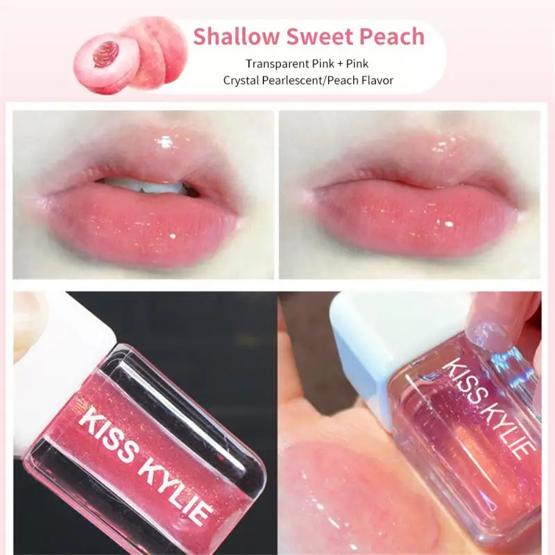 

Reduce Lip Lines Glittering Pearl Lip Gloss Long Lasting Moisturizing Repair Dry Crack Fruit Lip Oil Nutritious Lip Care