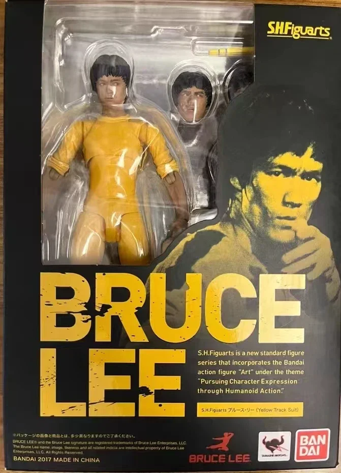

Bandai SHF Брюс Ли S.H. Фигурка из аниме, Коллекционная модель, экшн-игрушки
