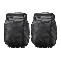 2pcs air filter outerwears black polyester cloth for ymh atv banshee 26 35mm pod air filters motorcycle parts