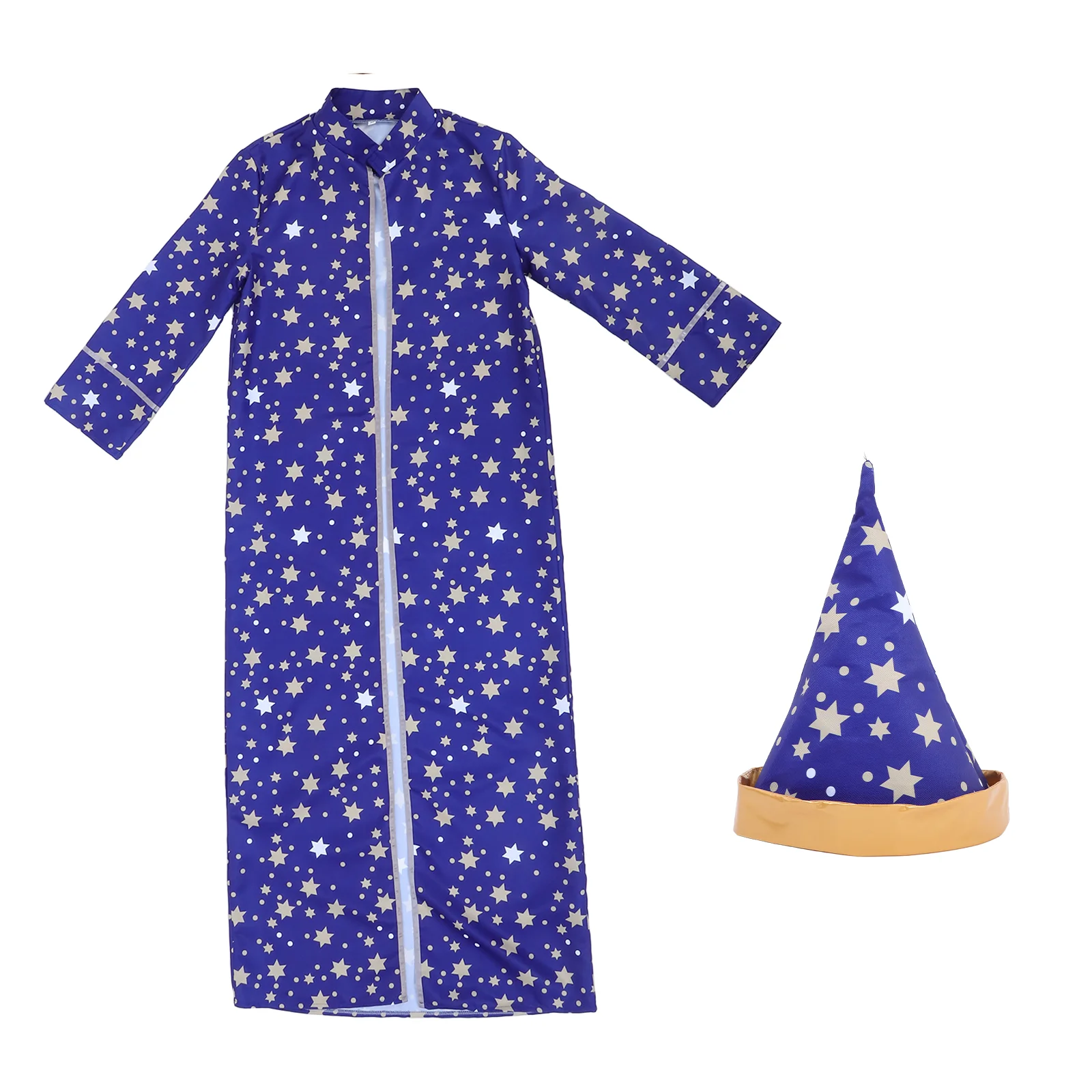 Халаты и плащ волшебника накидка для детей со звездами костюм мальчиков одежда