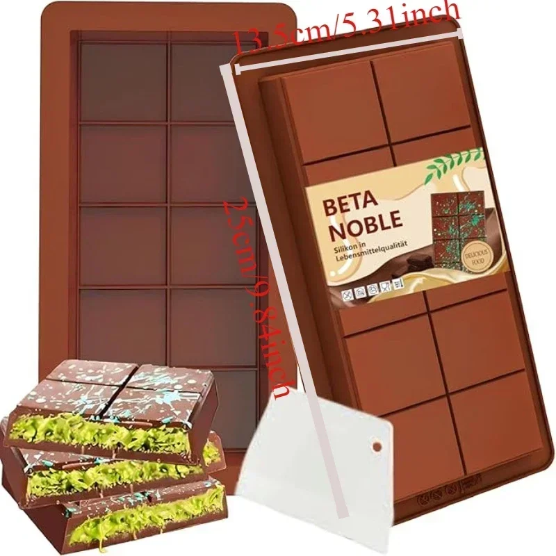 

Дубайские формы для шоколадных стержней, силиконовые формы для стержней, легкосъемные, прямоугольные, прочные для протеиновых шоколадных форм, силикон, подарок ручной работы