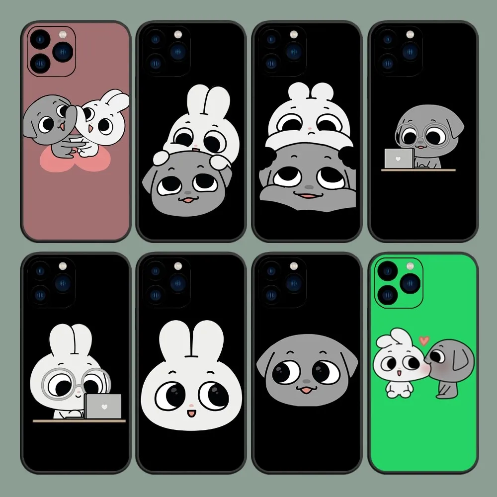 Милый мультяшный чехол K-Kkamang для телефона iPhone 8 11 12 13 14 15 Mini X XR XS PRO MAX Plus