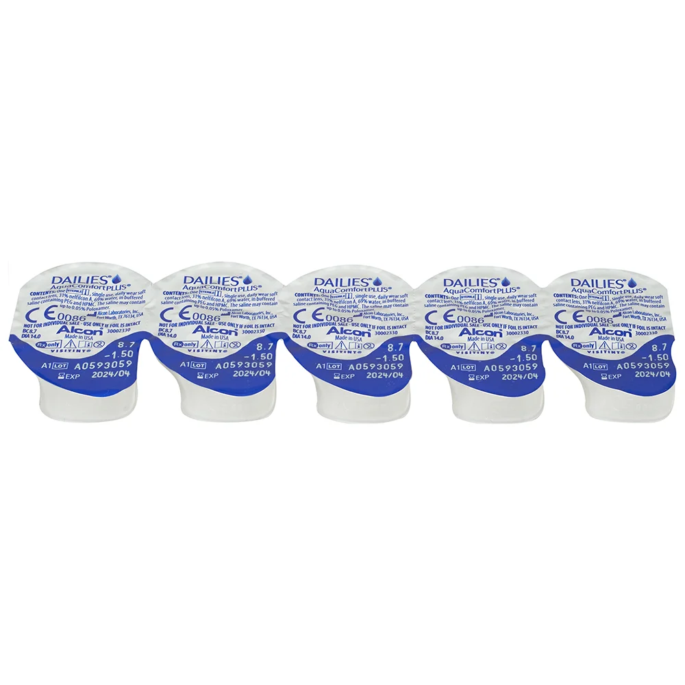 Однодневные Контактные линзы Dailies Aqua Comfort Plus 30 шт |