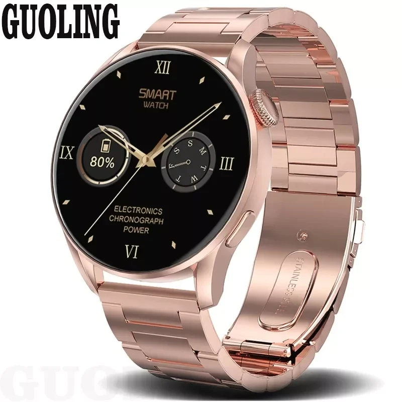 

2021New Men Bluetooth Call Smart Watch 450*450 Watch 3 HD Custom Dial Full Touch IP68 Waterproof Heart Rate Smartwatch Women