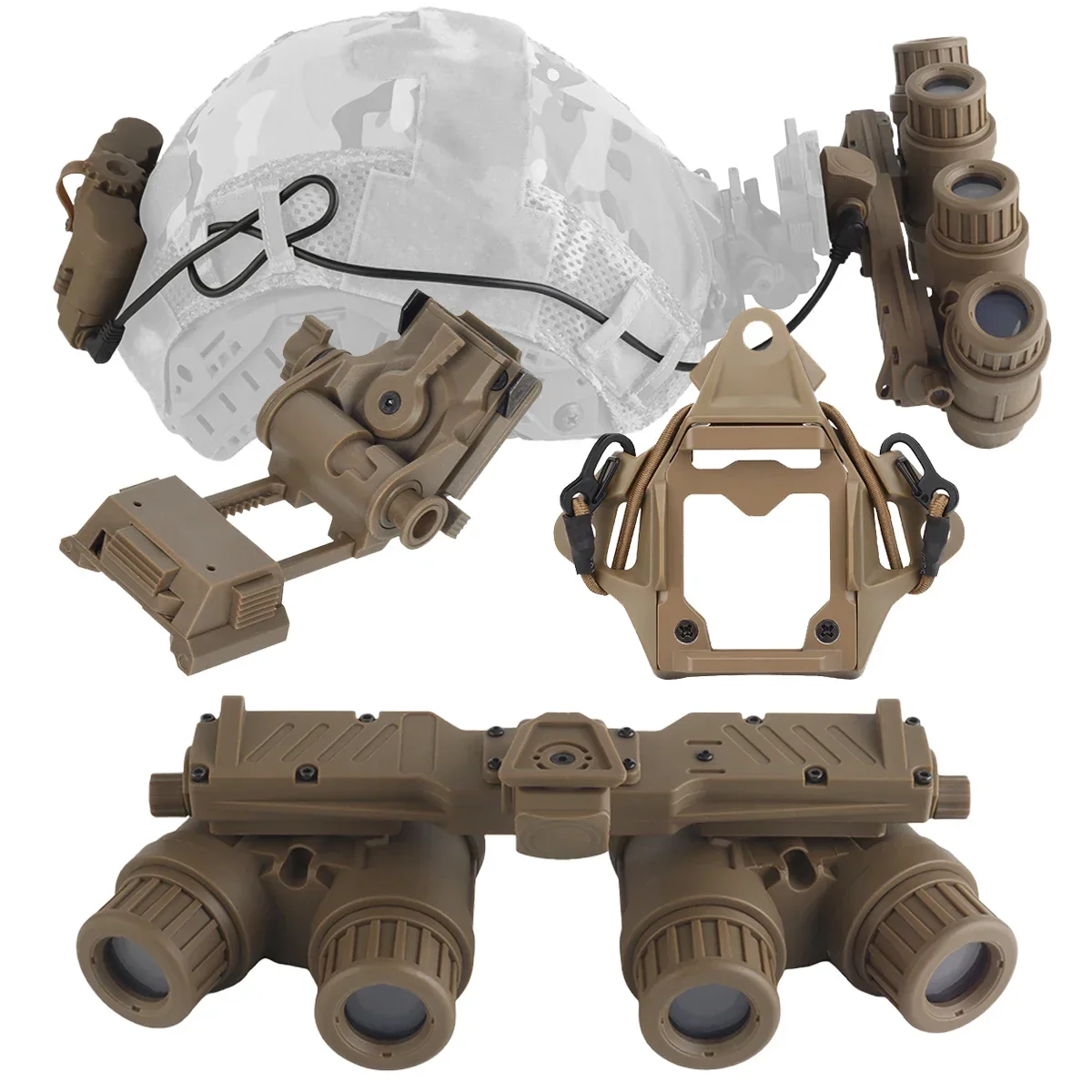 Тактический нейлоновый шлем GPNVG 18 очки ночного видения NVG DUMMY модель L4G24 крепление