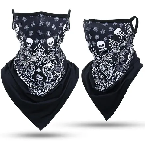 3D головная повязка череп шеи гетры трубчатые шарфы заячьи уши крышка женская маска шарф дышащий ветрозащитный Защита от солнца для защиты лица бандана Для женщин быстросохнущая