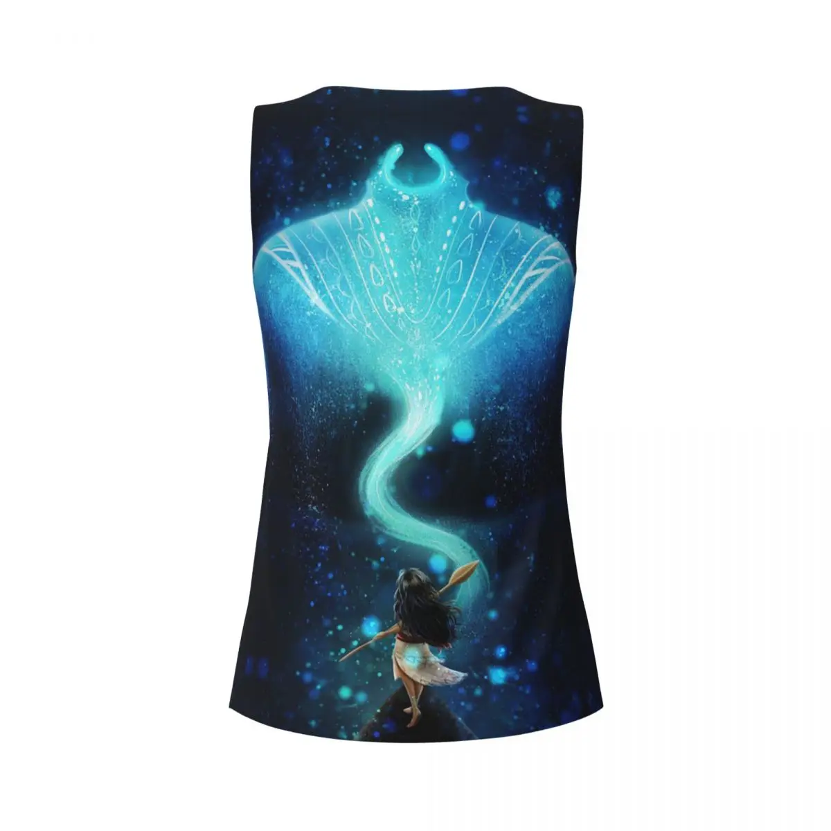 Футболка для йоги из мультфильма Моана на заказ женские майки тренировок