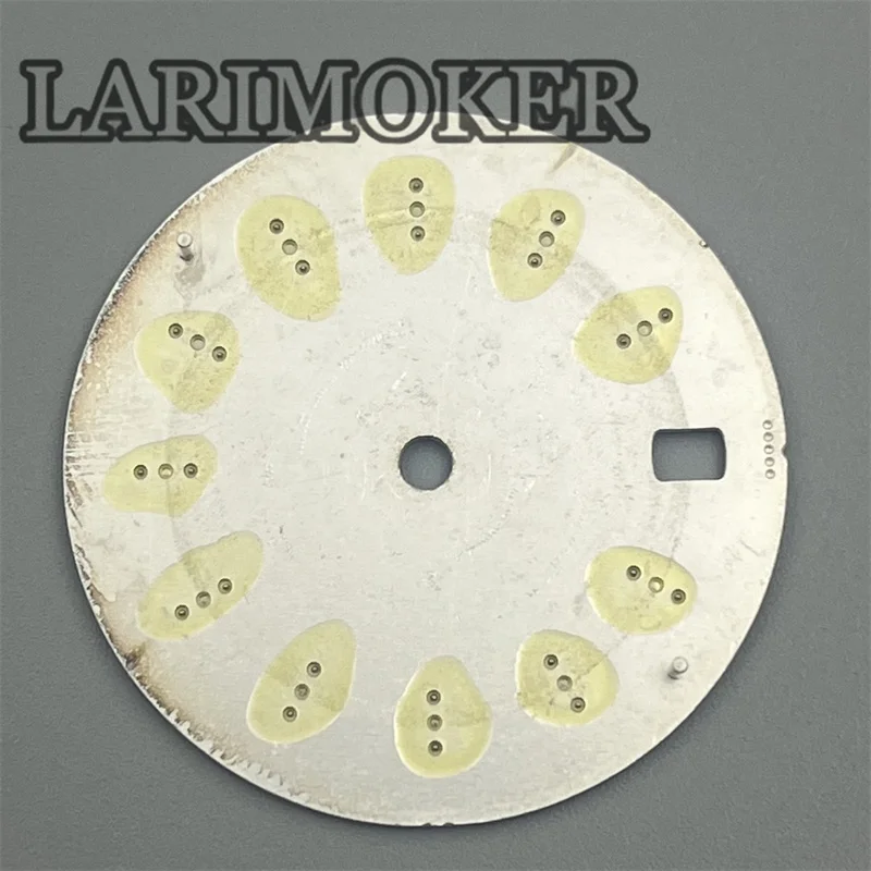 LARIMOKER NH35 Wacht Dial диаметром 29 мм зеленый светящийся черный белый синий серый