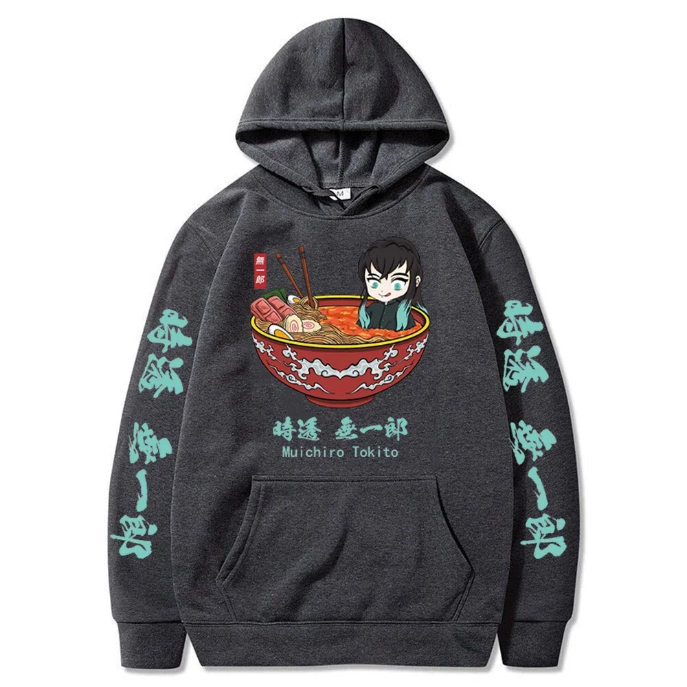 Толстовка с капюшоном в стиле аниме рассекающий демонов