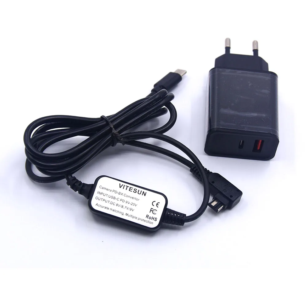 USB Type C AC-PW10AM PW10AM кабель питания + PD зарядное устройство для камеры Sony Alpha A290 A99 A77 A500 A100 A100WB A58 A57 A200 A230 NEXVG10