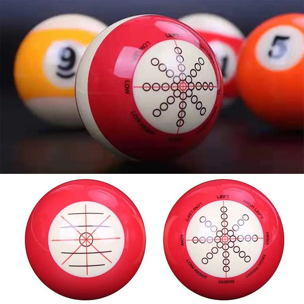 

1pc Resin Billiard Practice Training Ball Pool Cue Ball Cueball Balls Pool Practice Snooker Ball Snk Training M9t5